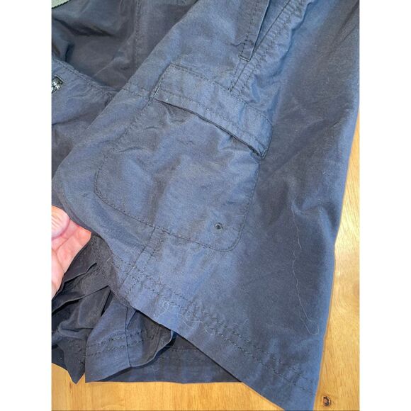 Columbia Womens XL Black Hiking Outdoor Shorts Elastic Waist Belted Nylon - Picture 3 of 9